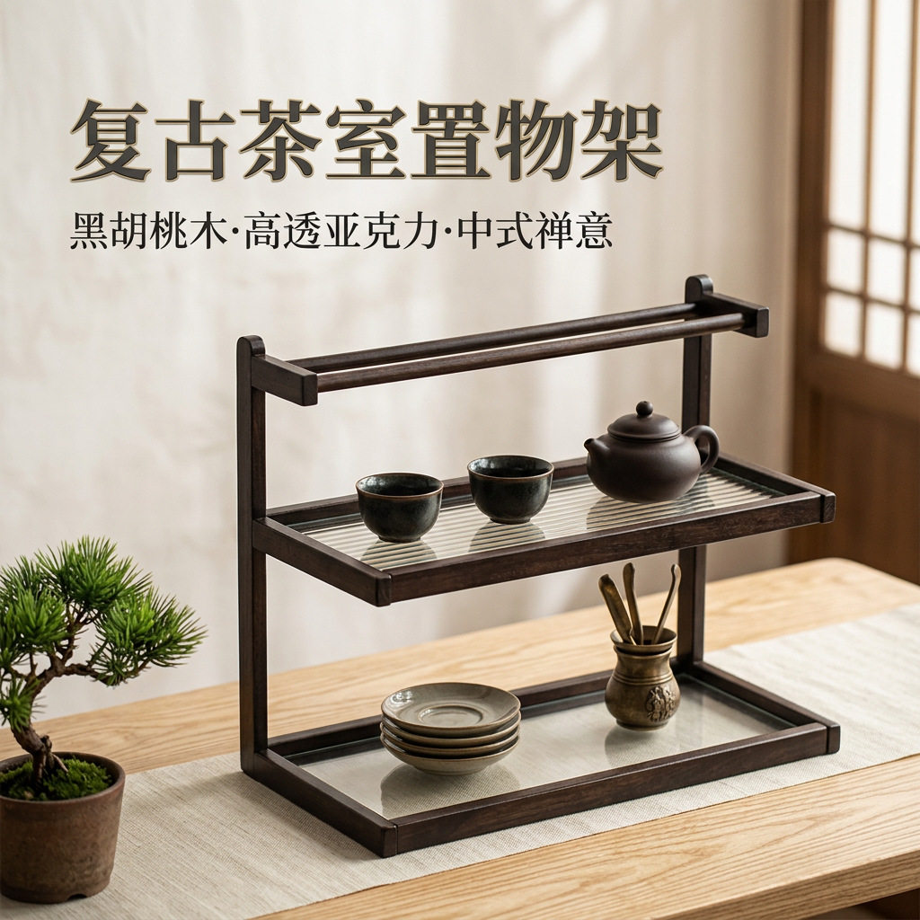 桌面多层水杯收纳架14