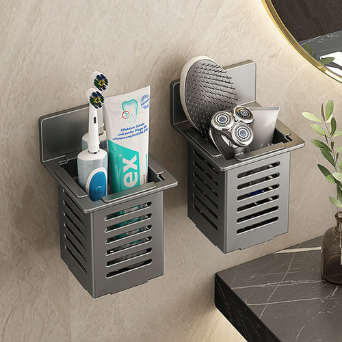 可高简约不锈钢免打孔防水防潮