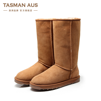 TASMAN AUS 雪地靴女防泼水防污涂层保暖长靴百搭加绒棉鞋990215