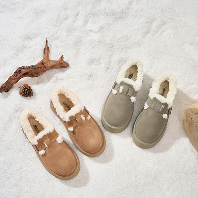 Tasman aus 羊毛全包厚底勃肯鞋5881