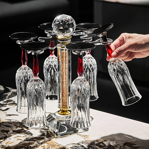 水晶玻璃奢华高脚杯套装欧式红酒杯葡萄酒杯香槟杯创意气泡酒杯