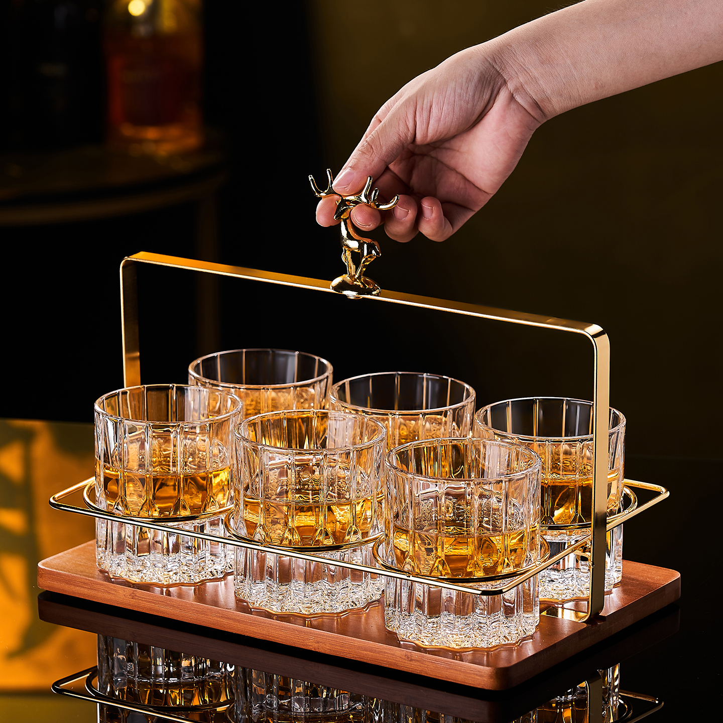 高档轻奢威士忌酒杯套装