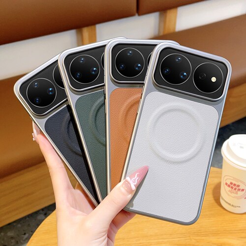 适用华为Nova16手机壳奢华新款皮纹华为Nova16pro保护套潮牌秒变系列华为Nova16Ultra荔枝纹