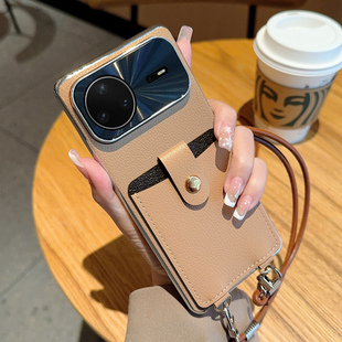 适用华为nova15手机壳全包防摔创意网红电镀荔枝纹nova15Ultra保护套奢华超薄个性nova15pro斜挎挂绳女款