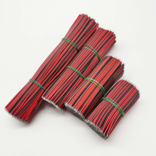 led硅胶灯带造型12V24V配件红黑线低压线形灯带 柔性灯带延长电线