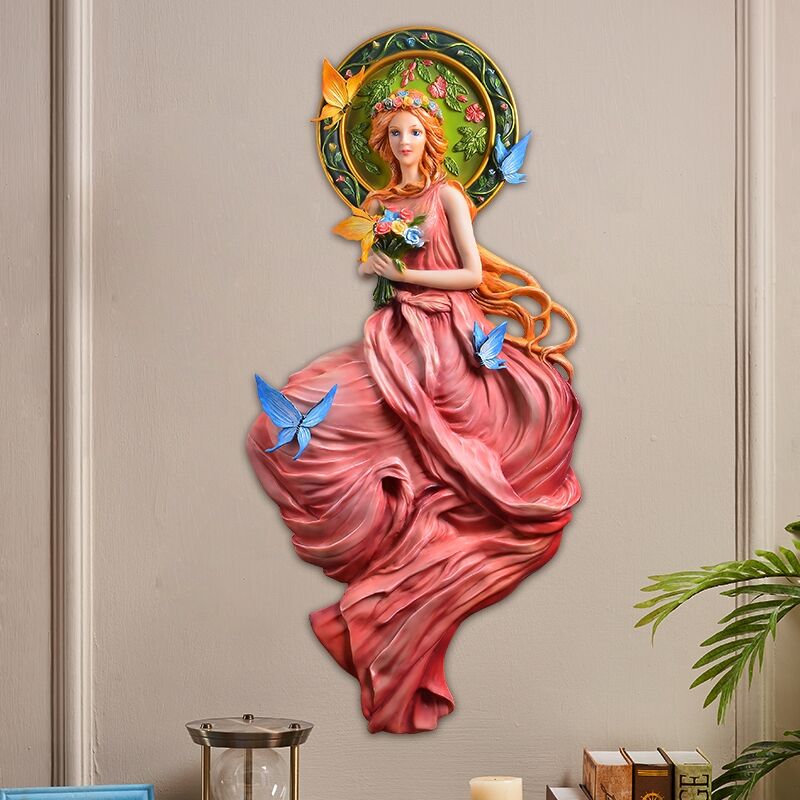欧式天使壁画客厅立体浮雕创意墙饰墙面壁挂玄关背景墙装饰品挂件图片