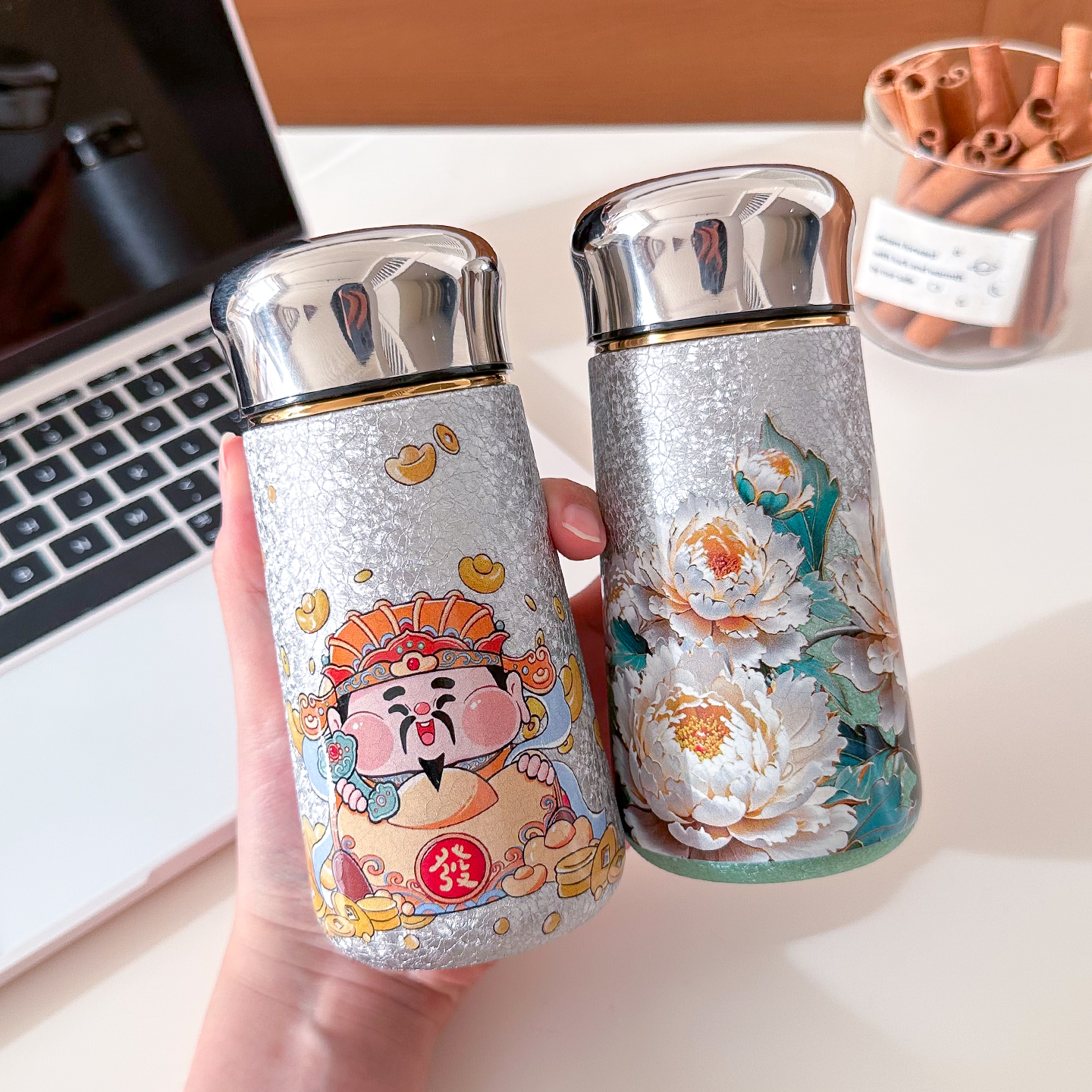 钛保温杯小巧精致便携纯钛过滤网泡茶杯轻奢高档迷你随行水杯送礼