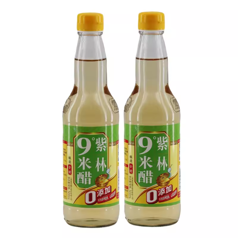 山西紫林米醋9度米醋500ml*1瓶泡蛋液9°米醋山西特产凉拌醋