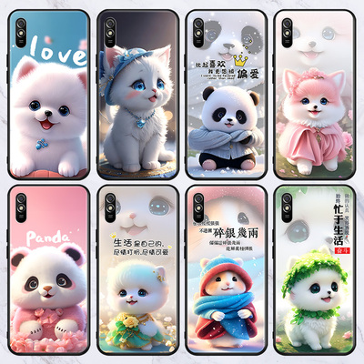 红米9A手机壳。新款Redmi9a送钢化膜小米型号M2006C3LC防摔Red mi红迷hm九A卡通Radmi九A全包边男女磨砂软套