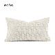 echo意式 轻奢高档浮雕绒白色别墅沙发大牌F字母抱枕样板间腰靠垫
