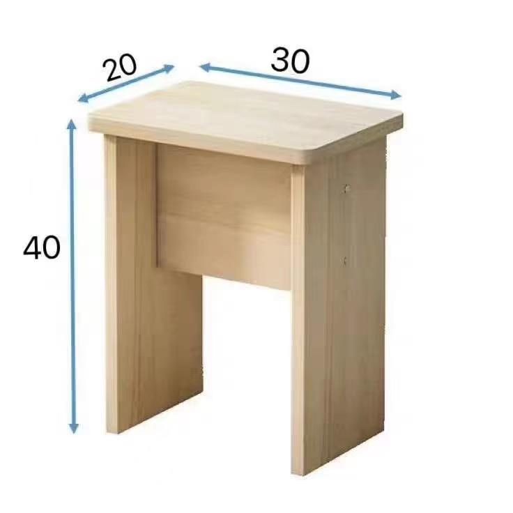 实木方凳家用板凳椅子儿童矮凳简约餐凳课桌四方木凳子结实耐用