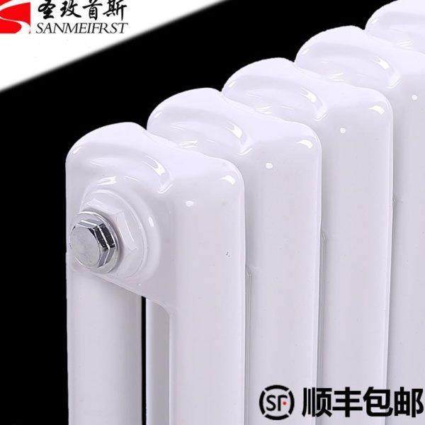 暖气片家用水暖散热片集中供暖散热器钢制工程钢二柱