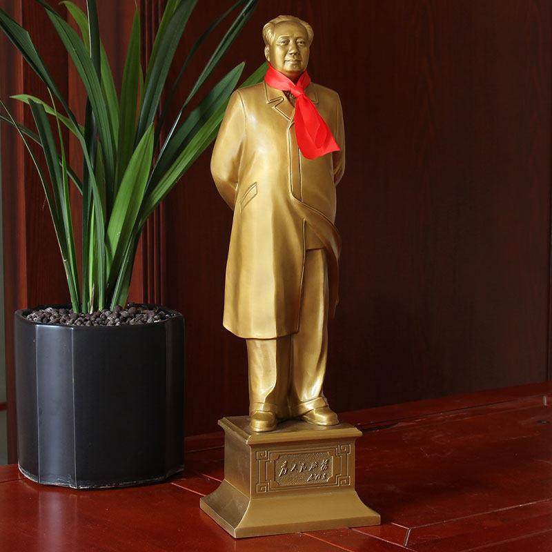 毛爷爷铜像招挥手主全身像客厅办公室桌面摆件像送礼长辈领导席,家居饰品,桌面摆件,淘宝优惠券,粉丝福利购,淘宝优惠卷
