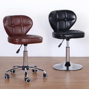 前台椅收银转椅吧台椅酒吧椅子旋转升降靠背家用高脚凳时尚美容凳