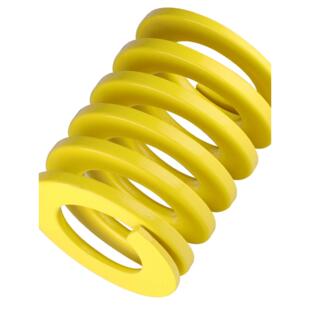 进口合金钢模具弹簧黄蓝红绿棕紫黑色大小耐高温矩形扁线弹黄定制