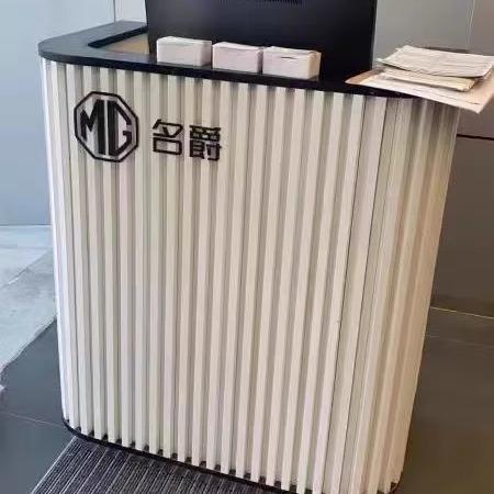 时尚小型咨询台展厅服务接待台简约现代烤漆迎宾台