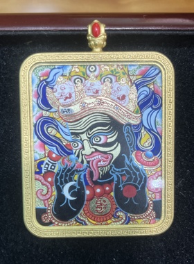 纯手绘唐卡扎基拉姆