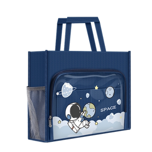 大号A3大容量美术袋8k文件袋小学生手提袋女孩可爱儿童美术生专用工具马克笔儿童补习袋绘画收纳袋分类拎书袋