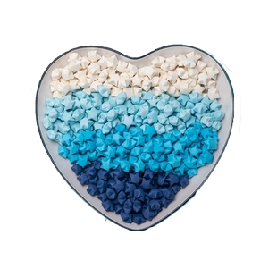 手工成品星星折纸条夜光小星星易折叠幸运星网红520送男友闺蜜三八节礼物38纯色五角星diy材料渐变色创意礼物