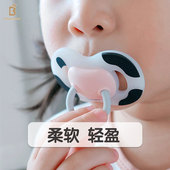 BK婴儿安抚奶嘴仿母乳气囊式 哄睡0到3个月防胀气6个月以上1岁