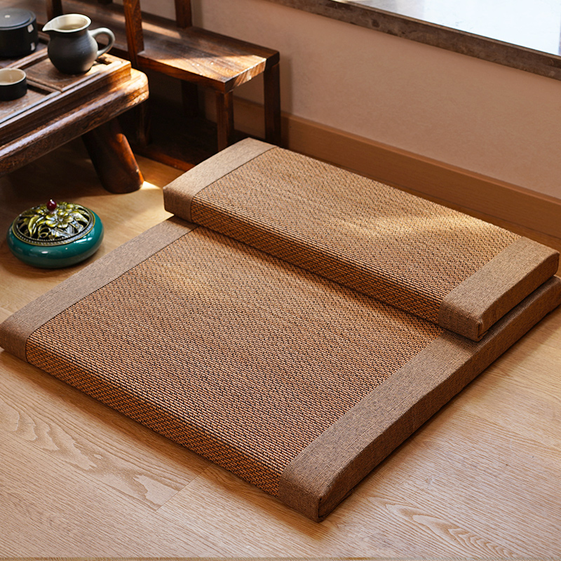 天然竹丝打坐垫日式蒲团茶室坐垫