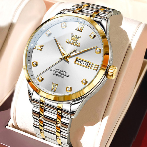 【五年换新】男士机械表防水夜光