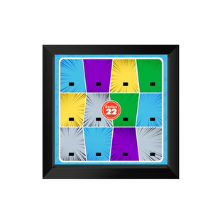 LYB乐一百适用于乐高71032抽抽乐第22季浣熊积木人仔挂墙展示相框