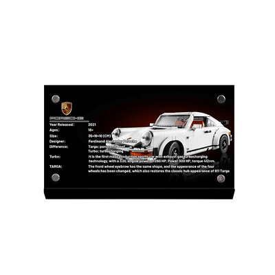 lightyourbricks适用于乐高10295保时捷911专用积木模型展示铭牌