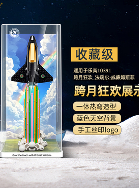 LYB适用乐高10391跨月狂欢法瑞尔·威廉姆斯菲亚克力展示盒防尘罩