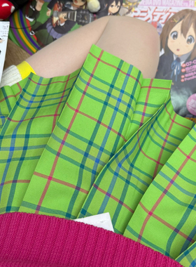 涩果/零度句号原创正版jk漫画感格裙百褶裙百搭日系学院风半身裙