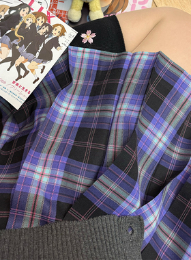 魔法师/零度句号原创jk制服校供感格子裙日系学院风百褶裙半身裙