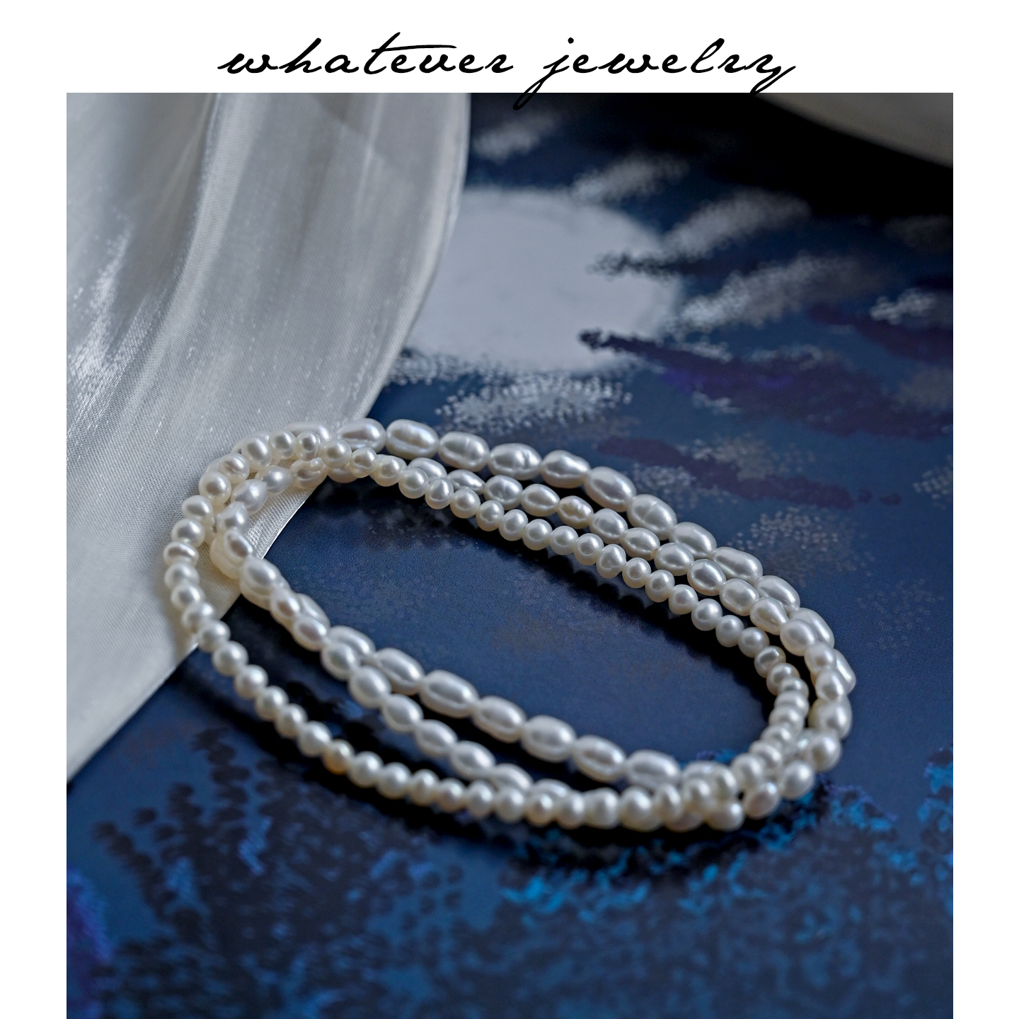 原创自制淡水真珍珠手链