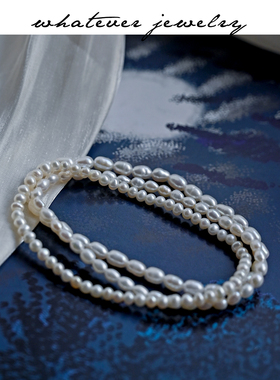 原创自制淡水真珍珠手链