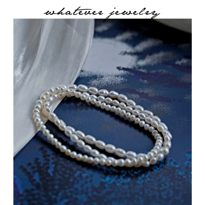 原创自制淡水真珍珠手链