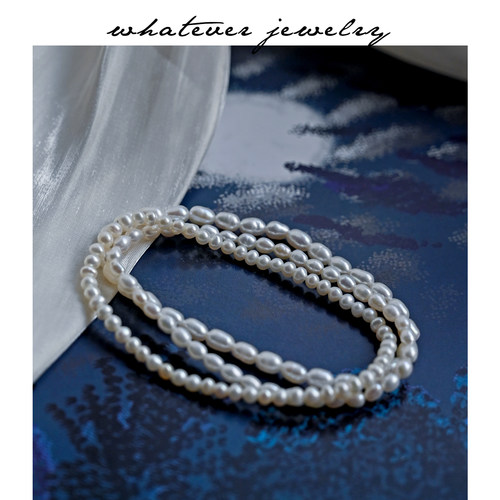 原创自制淡水真珍珠手链