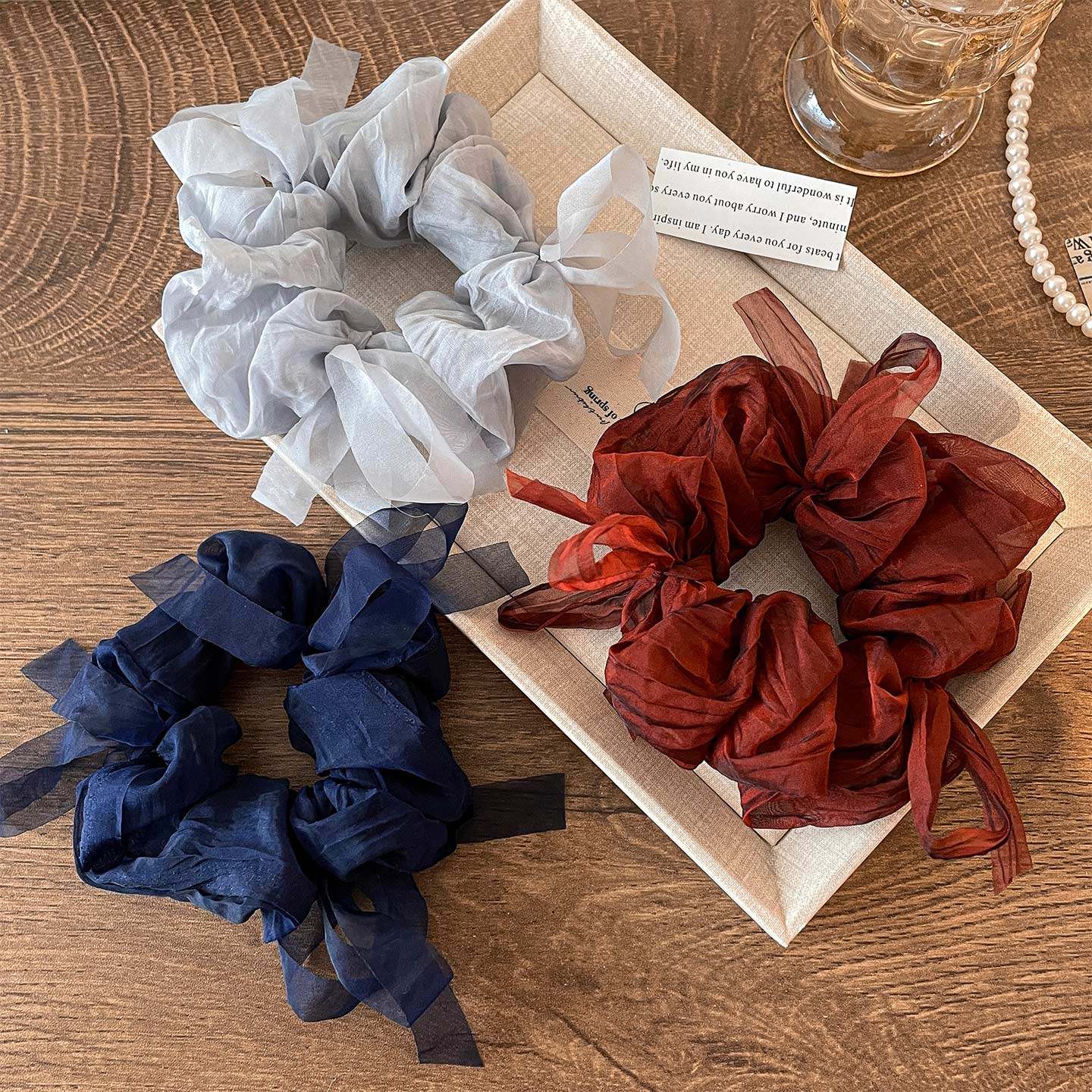 温柔仙气网纱蝴蝶结大肠发圈女芭蕾风头花扎低马尾头绳橡皮筋发绳,饰品/流行首饰/时尚饰品新,发饰,淘宝优惠券,粉丝福利购,淘宝优惠卷