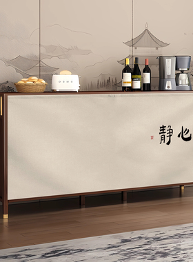 无门柜子杂物遮挡帘小短帘棉麻书架储物柜货架防尘遮丑帘子魔术贴