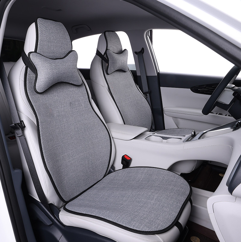 适用于吉利星愿专用汽车坐垫四季通用布艺透气防滑星愿车座垫套