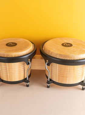 三重吕新款加纳邦哥Bongo邦戈鼓7+9寸牛皮羊皮奥尔夫乐器儿童手鼓