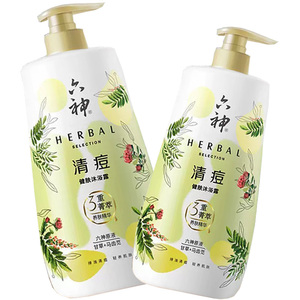 六神清痘健肤沐浴露1升装