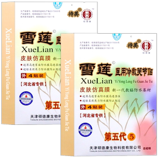 硕德康雪莲穴位压力刺激贴4贴第六代成人中老年人外用贴膏