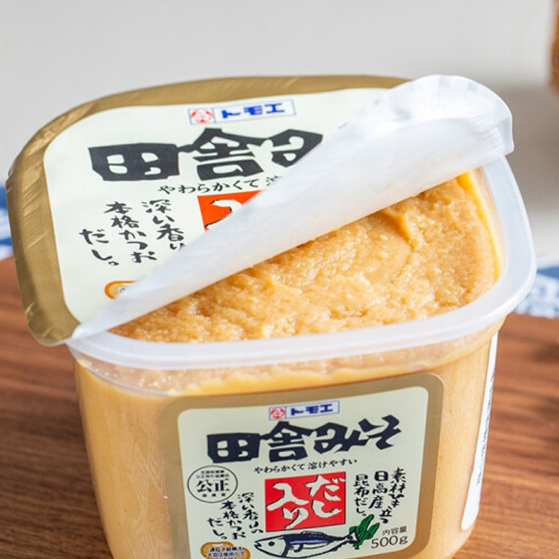 日本进口味增酱白味增味增汤味噌汤速食速溶日式汤料调料汤酱500g