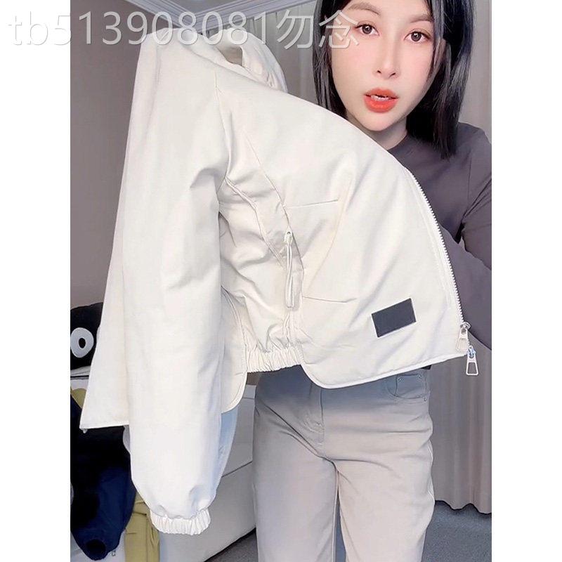 米色连帽休闲外套女2026春季新款通勤百搭小个子宽松显瘦夹克上衣