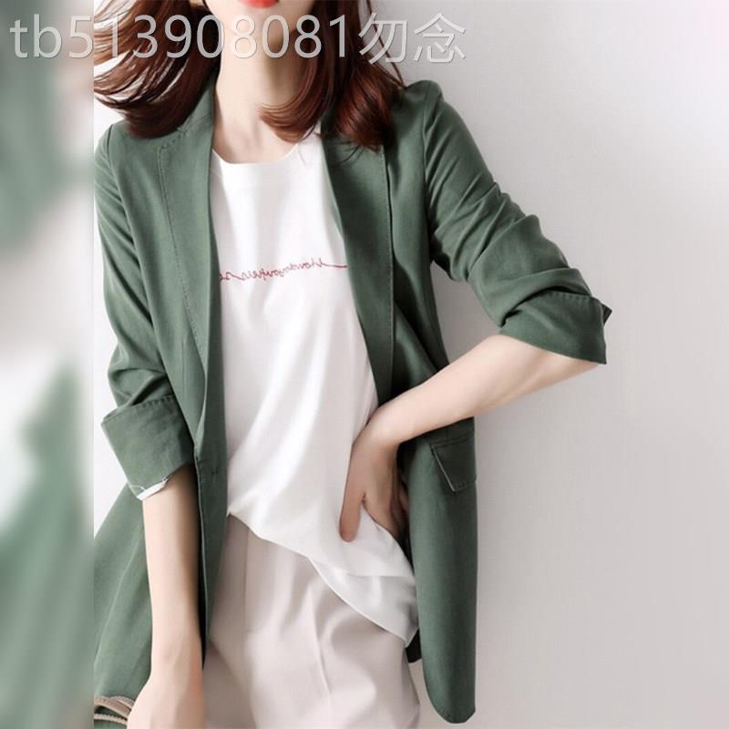 潮牌胖mm大码薄款气质小西装外套女夏季时尚休闲防晒职业西服上衣
