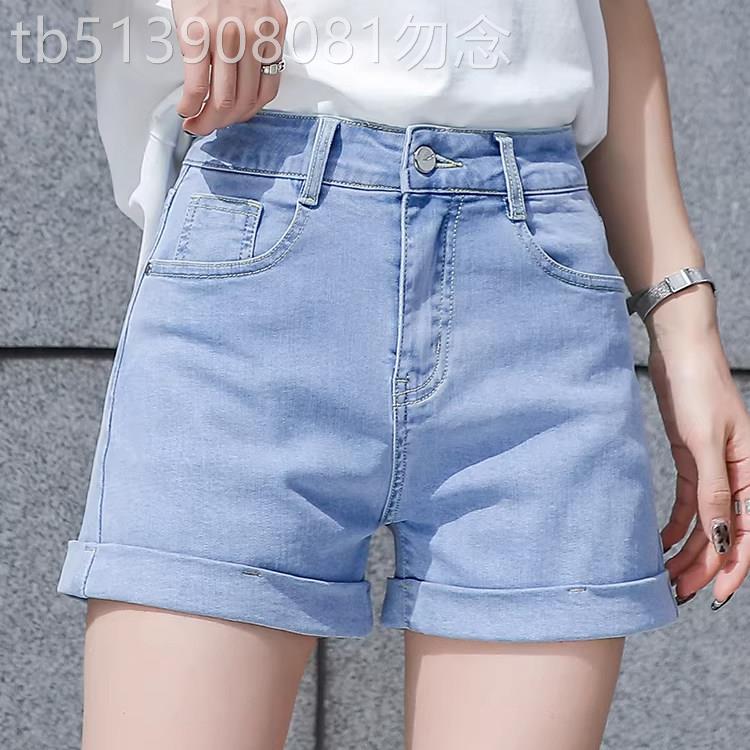 时尚牛仔短裤女2026夏季新款韩版高腰宽松休闲a字显瘦网红热裤潮