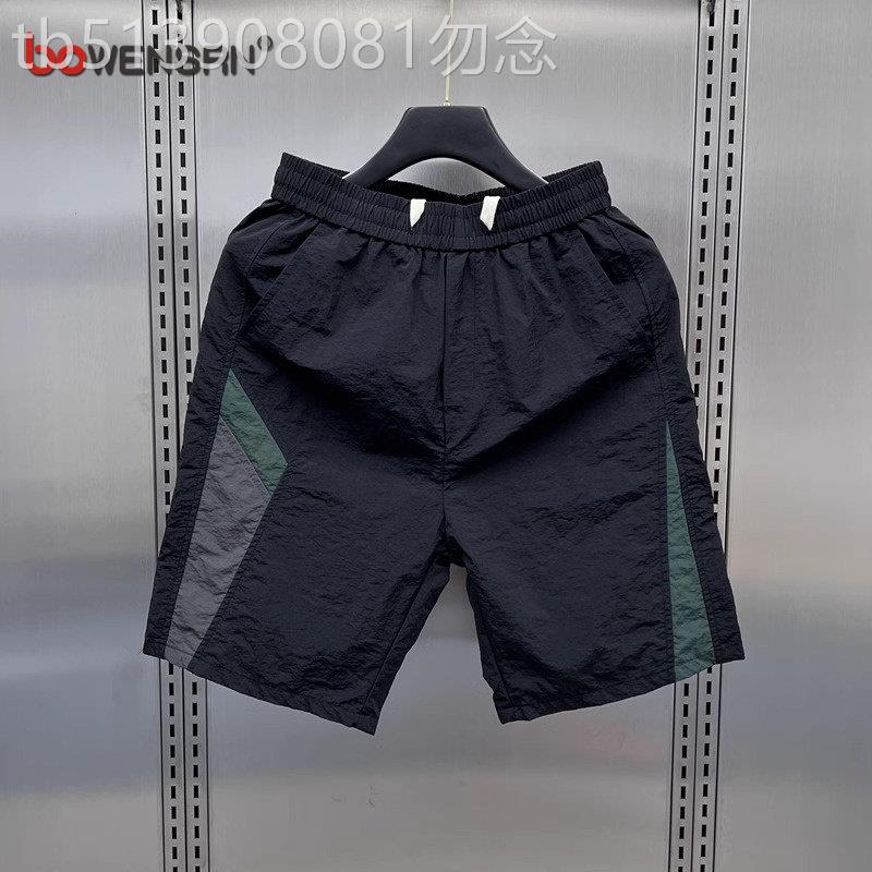 高端夏季薄款休闲短裤男士2026新款外穿沙滩速干五分运动裤子男款