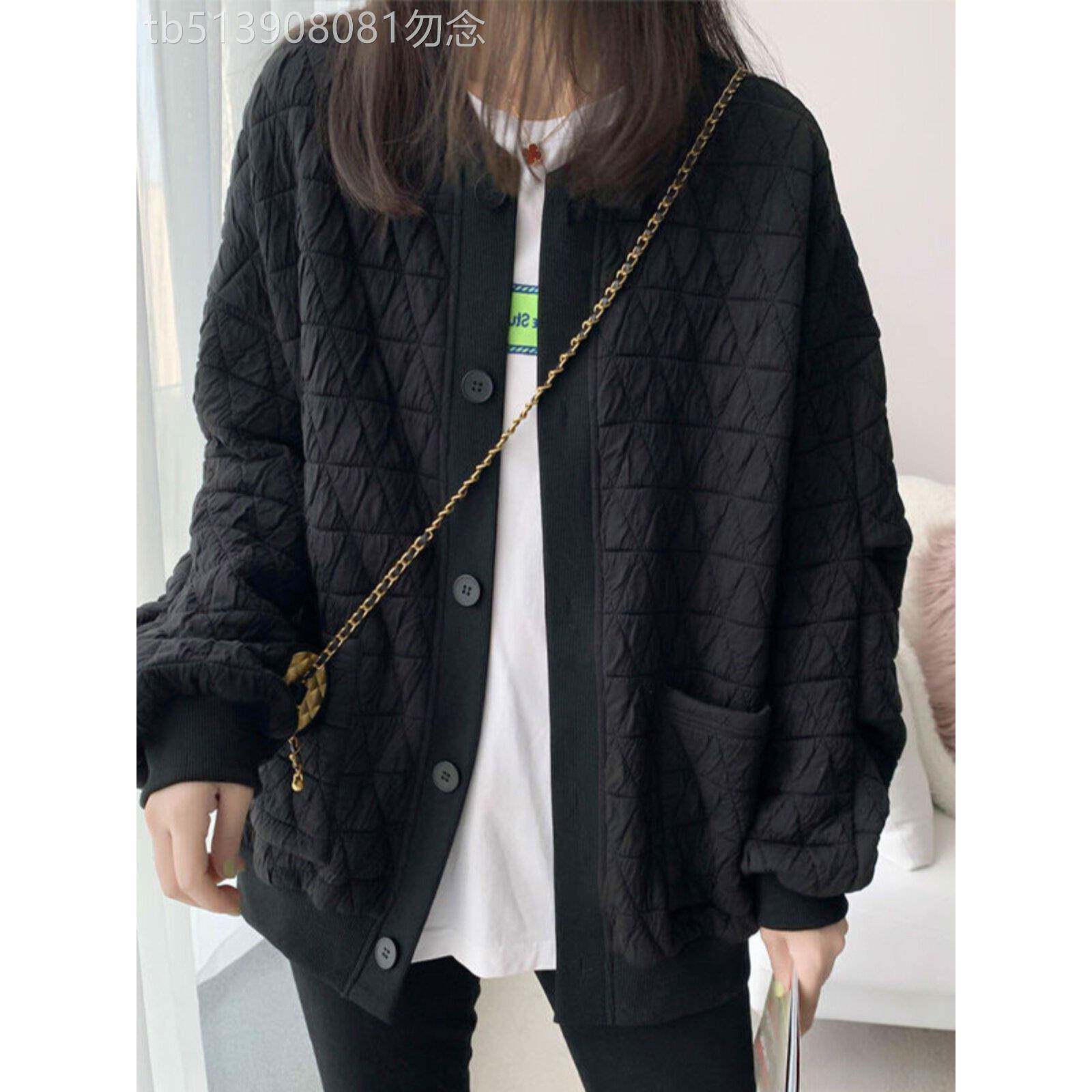 棒球服外套女2025新款秋季微胖大码慵懒休闲夹克开衫加厚覆古上衣
