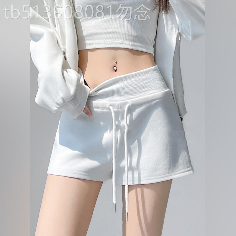 潮牌运动短裤外穿2026夏季新款高腰跑步休闲宽松阔腿美式辣妹热裤