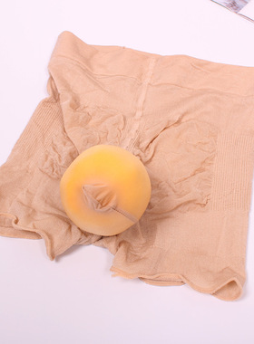 2025男士平角内裤蕾丝性感超薄透气无痕三角裤男士带jj套丝袜内裤