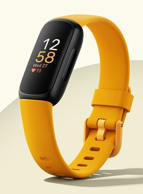 美国直邮Fitbit inspire 3智能手环提醒蓝牙血氧心率睡眠监测运动